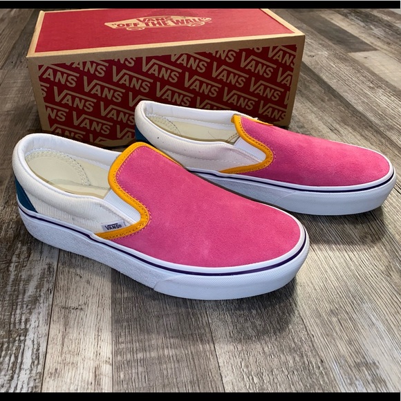 Vans Shoes - Vans slip on platform shoes sneakers